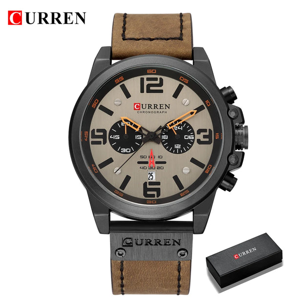 CURREN Luxury Military-Style Sport