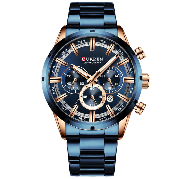 CURREN Luxury Sports Chronograph