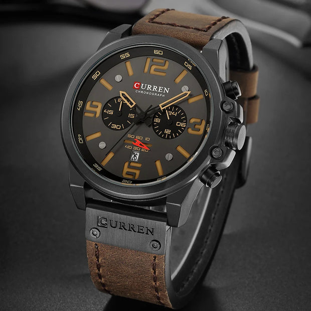 CURREN Luxury Military-Style Sport