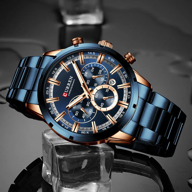 CURREN Luxury Sports Chronograph