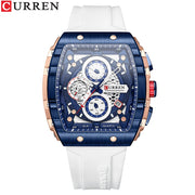 CURREN Luxury Square Chronograph Watch