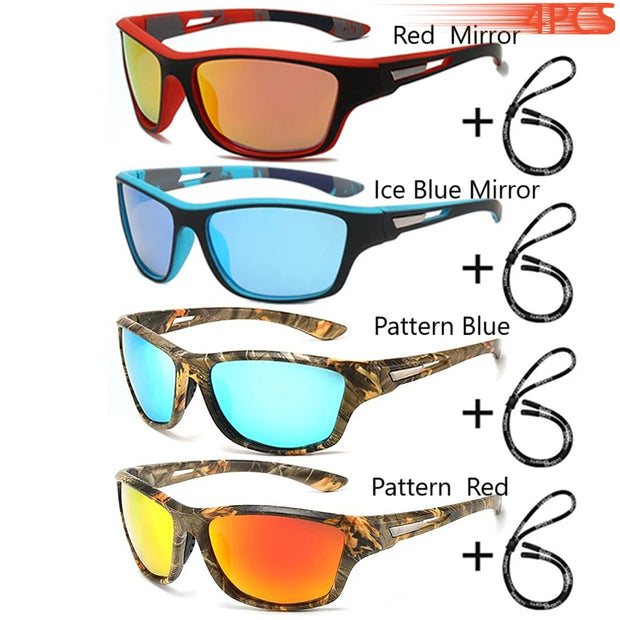 Polarized Sports Sunglasses with Chain