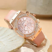 Luxury Rhinestone Women’s Watch Set