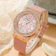 Luxury Rhinestone Women’s Watch Set