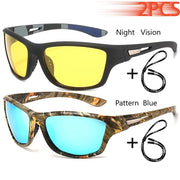 Polarized Sports Sunglasses with Chain