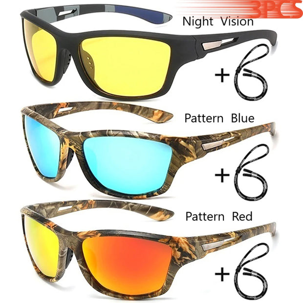 Polarized Sports Sunglasses with Chain