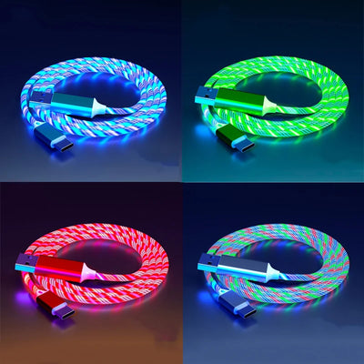 Luminous LED Type C USB Cable