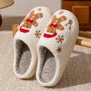 Women's Christmas Gingerbread Man Winter Slippers