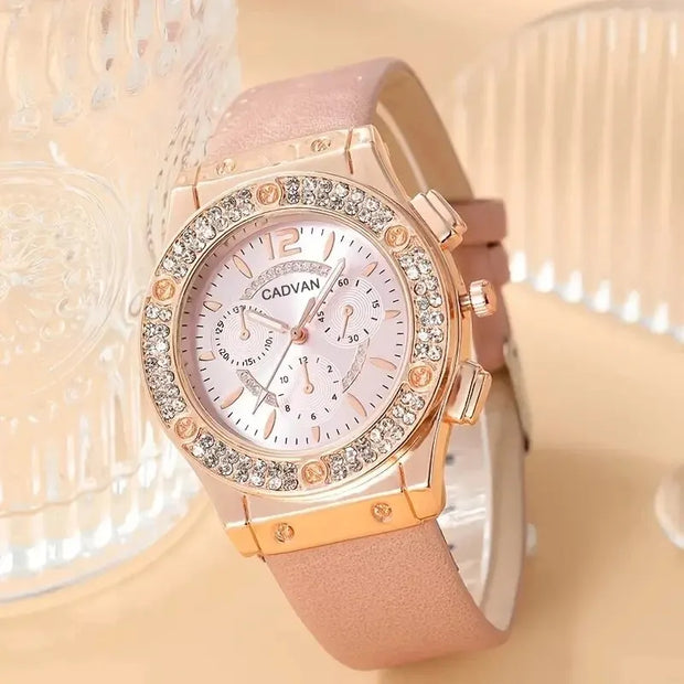 Luxury Rhinestone Women’s Watch Set