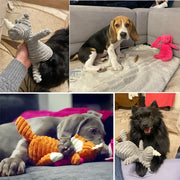 Plush Dog Toy in Animal Shapes