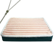 Short Plush Orthopedic Dog Bed