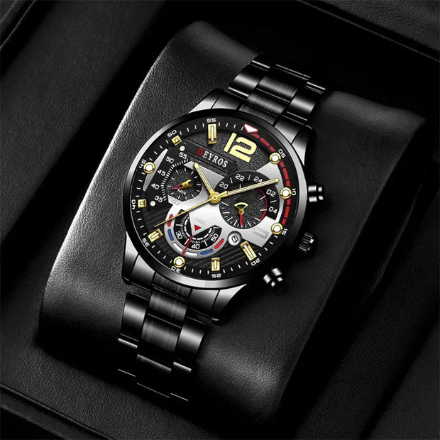 Stainless Steel Sports Watch