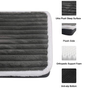 Short Plush Orthopedic Dog Bed