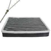 Short Plush Orthopedic Dog Bed