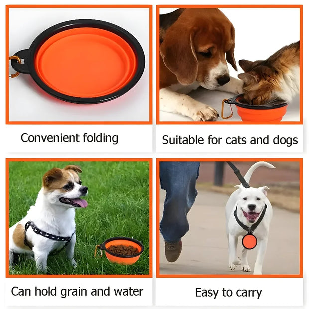 Collapsible Silicone Pet Bowl