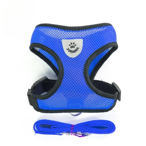 Adjustable Cat and Dog Harness with Lead