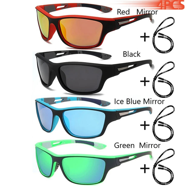 Polarized Sports Sunglasses with Chain