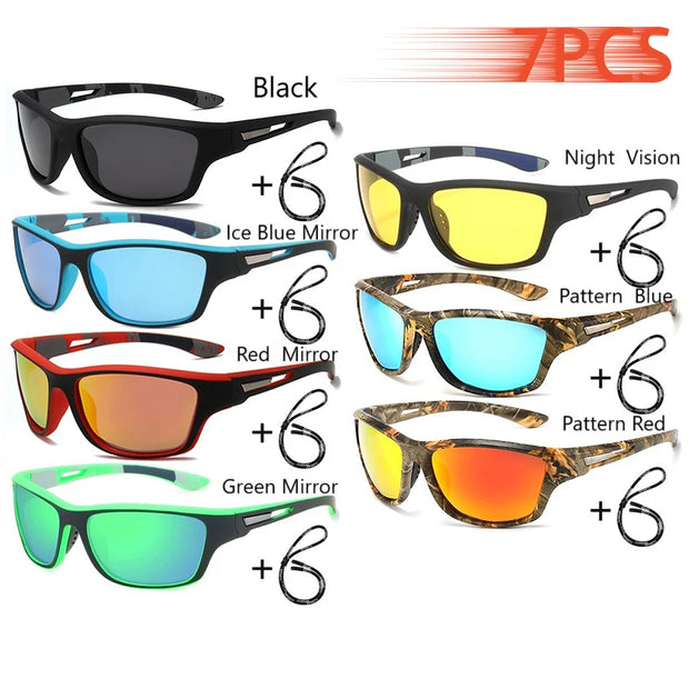 Polarized Sports Sunglasses with Chain