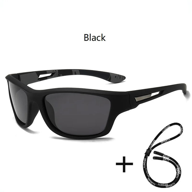 Polarized Sports Sunglasses with Chain