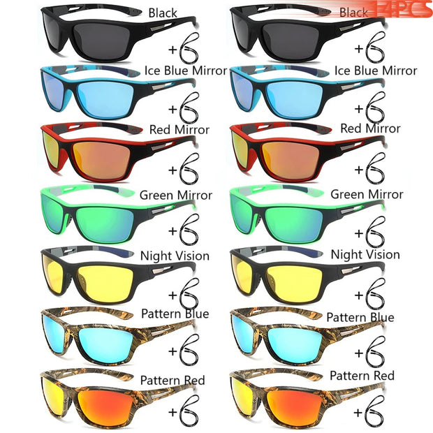 Polarized Sports Sunglasses with Chain